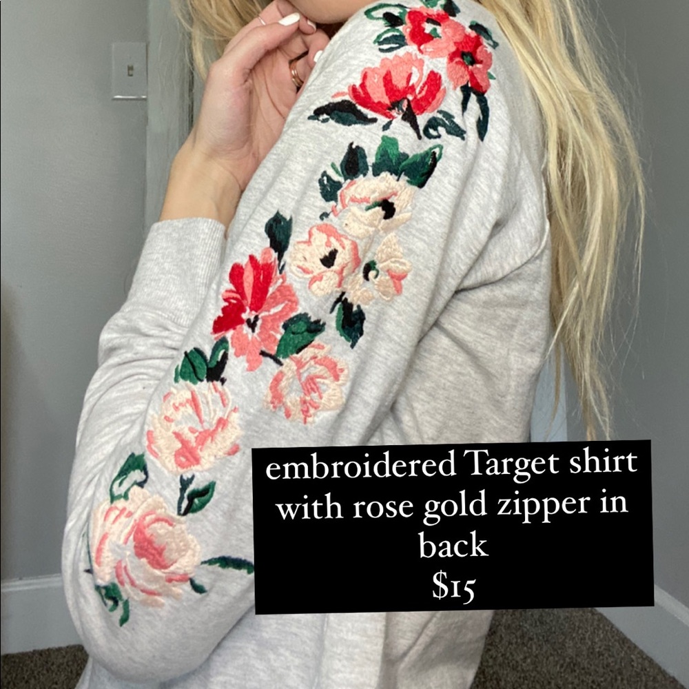 Target Embroidered Sweater